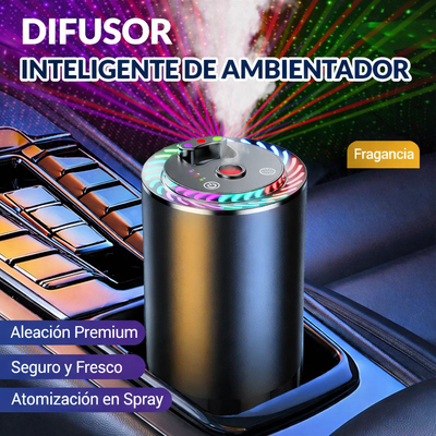 AMBIENTADOR CARRO  Para Oficina Hogar Auto Alimentado por USB de 5 V + Luz nocturna