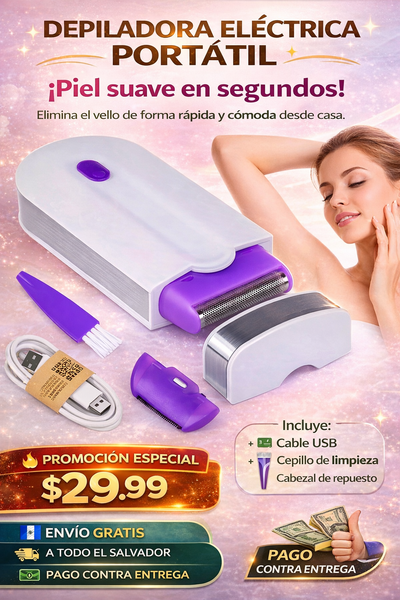 💎 Depilador Láser Portátil – Sin Dolor $29.99 + Envío GRATIS 💎