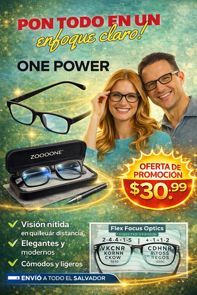 👓 ONE POWER™ Lentes Bifocales Inteligentes | $30.99 + Envío Gratis